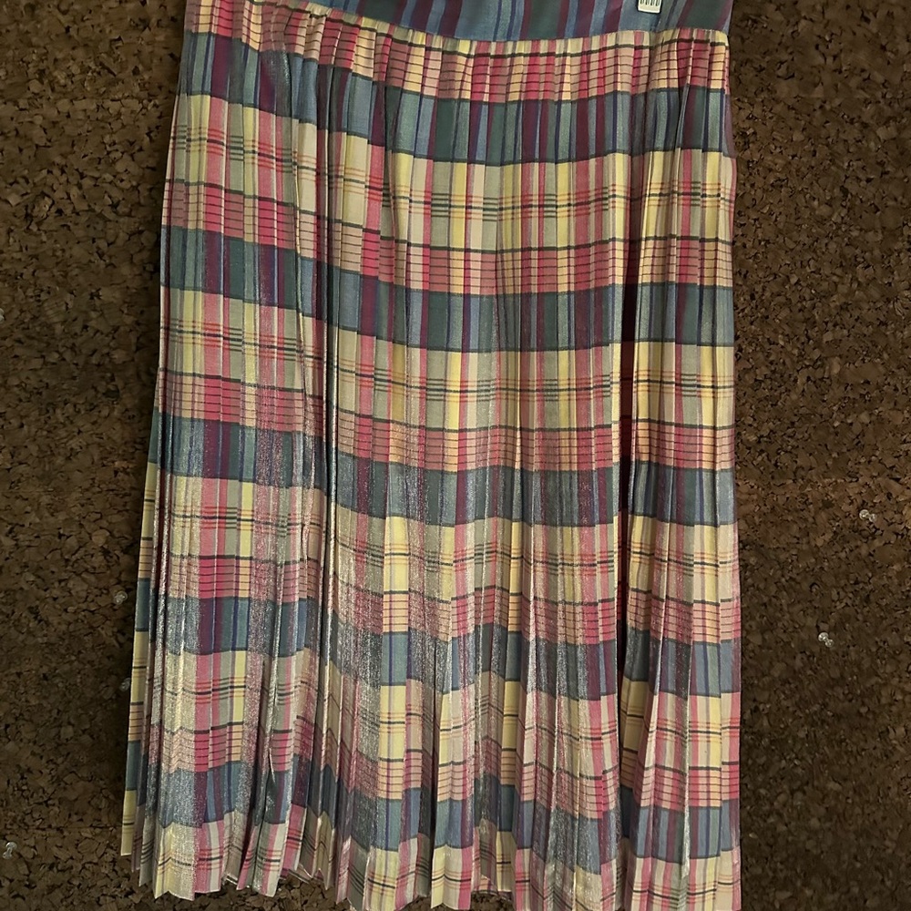 JCrew NWT  Pleated Women's Skirt - Multicolor size 10